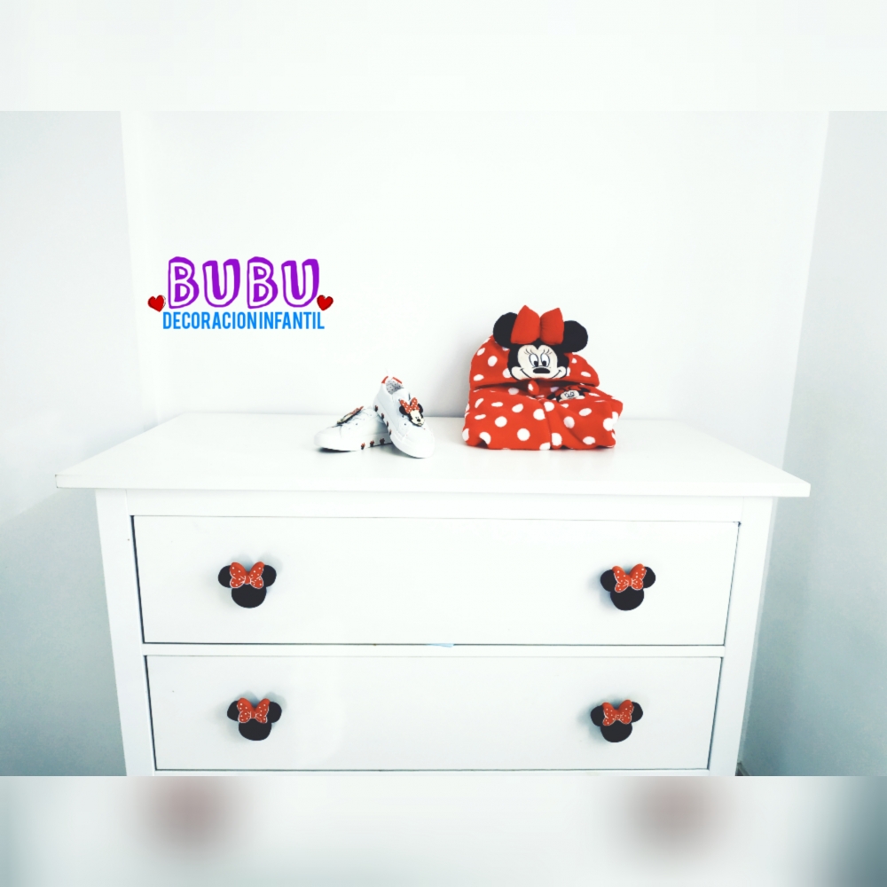 Tiradores infantiles de Mickey/Minnie ⭐️❤️ * BUBU Decoración Infantil ®