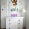 Conjuntos decorativos para pared habitaciones infantiles SILUETAS Y NOMBRE EN MADERA DECORACION INFANTILº